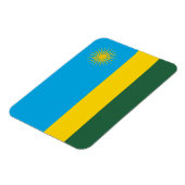 Magnet Flexible Drapeau du Rwanda (Côté Gauche)