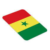 Magnet Flexible Drapeau du Sénégal (Côté Droit)