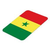 Magnet Flexible Drapeau du Sénégal (Côté Gauche)