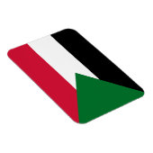 Magnet Flexible Drapeau du Soudan (Côté Droit)