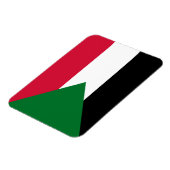 Magnet Flexible Drapeau du Soudan (Côté Gauche)