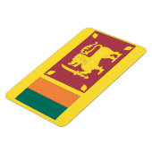 Magnet Flexible Drapeau du Sri Lanka (Côté Gauche)