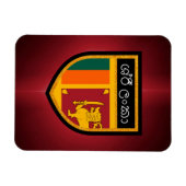 Magnet Flexible Drapeau du Sri Lanka (Horizontal)