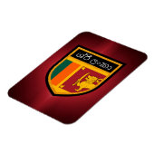 Magnet Flexible Drapeau du Sri Lanka (Côté Gauche)