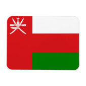 Magnet Flexible Drapeau du Sultanat d'Oman (Horizontal)