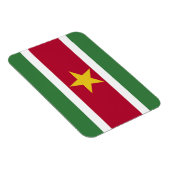 Magnet Flexible Drapeau du Suriname (Côté Droit)