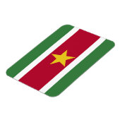 Magnet Flexible Drapeau du Suriname (Côté Gauche)