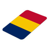 Magnet Flexible Drapeau du Tchad (Côté Gauche)