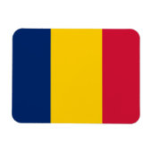 Magnet Flexible Drapeau du Tchad (Horizontal)