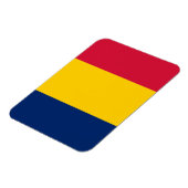 Magnet Flexible Drapeau du Tchad (Côté Gauche)