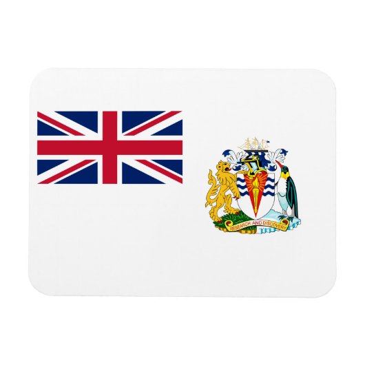 Magnet Flexible Drapeau du territoire antarctique britannique (Horizontal)