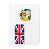 Magnet Flexible Drapeau du territoire antarctique britannique (Vertical)