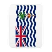Magnet Flexible Drapeau du Territoire britannique de l'océan Indie (Vertical)