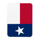 Magnet Flexible Drapeau du Texas (Vertical)