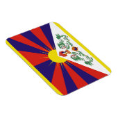 Magnet Flexible Drapeau du Tibet libre (Côté Droit)