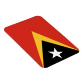 Magnet Flexible Drapeau du Timor oriental (Côté Droit)