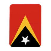 Magnet Flexible Drapeau du Timor oriental (Vertical)