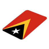 Magnet Flexible Drapeau du Timor oriental (Côté Gauche)