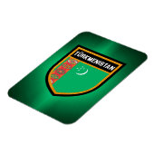 Magnet Flexible Drapeau du Turkménistan (Côté Gauche)