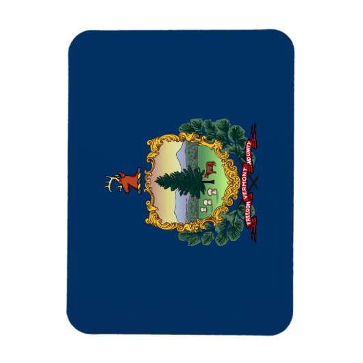 Magnet Flexible Drapeau du Vermont (Vertical)