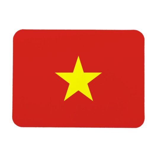Magnet Flexible Drapeau du Vietnam (Horizontal)