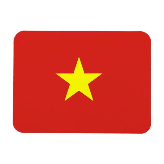 Magnet Flexible Drapeau du Vietnam (Horizontal)