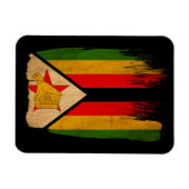 Magnet Flexible Drapeau du Zimbabwe (Horizontal)