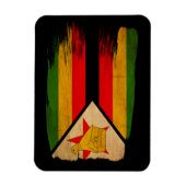 Magnet Flexible Drapeau du Zimbabwe (Vertical)