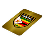 Magnet Flexible Drapeau du Zimbabwe (Côté Gauche)