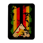 Magnet Flexible Drapeau du Zimbabwe (Vertical)