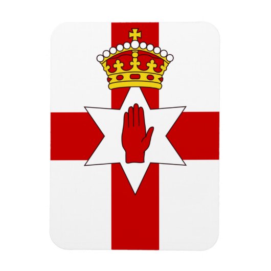 Magnet Flexible Drapeau d'ulster d'Irlande du Nord (Vertical)