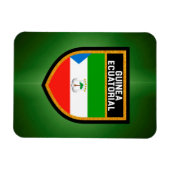 Magnet Flexible Drapeau équatorien de Guinée (Horizontal)