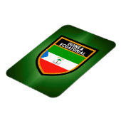 Magnet Flexible Drapeau équatorien de Guinée (Côté Gauche)