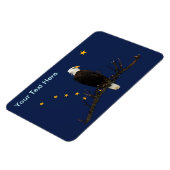 Magnet Flexible Drapeau Et Aigle De L'Alaska (Côté Gauche)