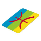 Magnet Flexible drapeau ethnique berbère (Côté Gauche)