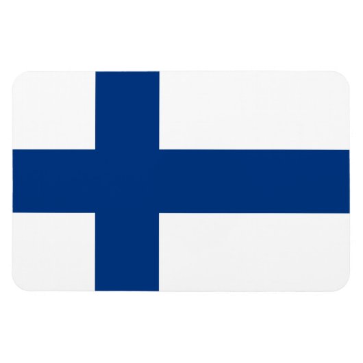 Magnet Flexible Drapeau Finlande (Horizontal)