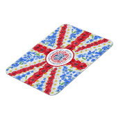 Magnet Flexible Drapeau floral du Royaume-Uni (Côté Gauche)