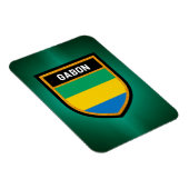 Magnet Flexible Drapeau Gabon (Côté Droit)