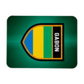 Magnet Flexible Drapeau Gabon (Horizontal)