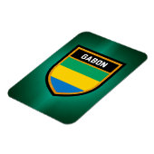 Magnet Flexible Drapeau Gabon (Côté Gauche)