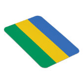 Magnet Flexible Drapeau Gabon (Côté Droit)