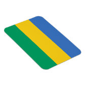 Magnet Flexible Drapeau gabonais (Côté Droit)