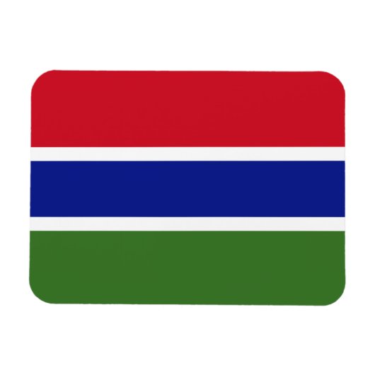 Magnet Flexible Drapeau Gambie (Horizontal)