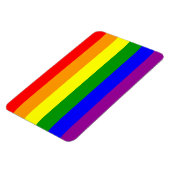 Magnet Flexible Drapeau gay pride / Drapeau arc-en-ciel (Côté Gauche)