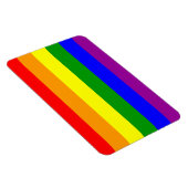 Magnet Flexible Drapeau gay pride / Drapeau arc-en-ciel (Côté Droit)