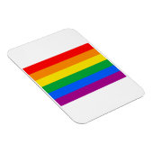MAGNET FLEXIBLE DRAPEAU GAY PRIDE OFFICIEL (Côté Droit)