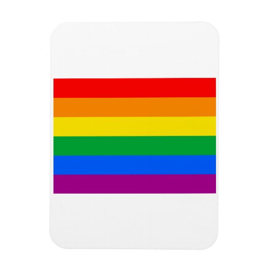 MAGNET FLEXIBLE DRAPEAU GAY PRIDE OFFICIEL (Vertical)