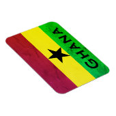 Magnet Flexible Drapeau Ghana (Afrique de l'Ouest) (Côté Droit)