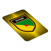 Magnet Flexible Drapeau Guyane (Côté Droit)