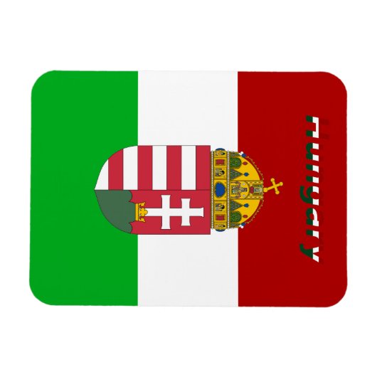 Magnet Flexible Drapeau hongrois (Horizontal)